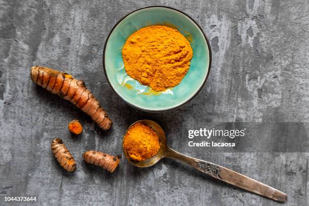 turmeric - açafrão da índia imagens e fotografias de stock