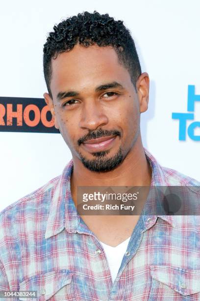 Damon Wayans Jr. Attends the CBS Social Happy Hour Viewing Party for "The Neighborhood" And "Happy Together" at Estrella on October 1, 2018 in West...