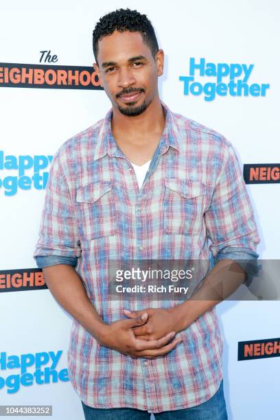 Damon Wayans Jr. Attends the CBS Social Happy Hour Viewing Party for "The Neighborhood" And "Happy Together" at Estrella on October 1, 2018 in West...