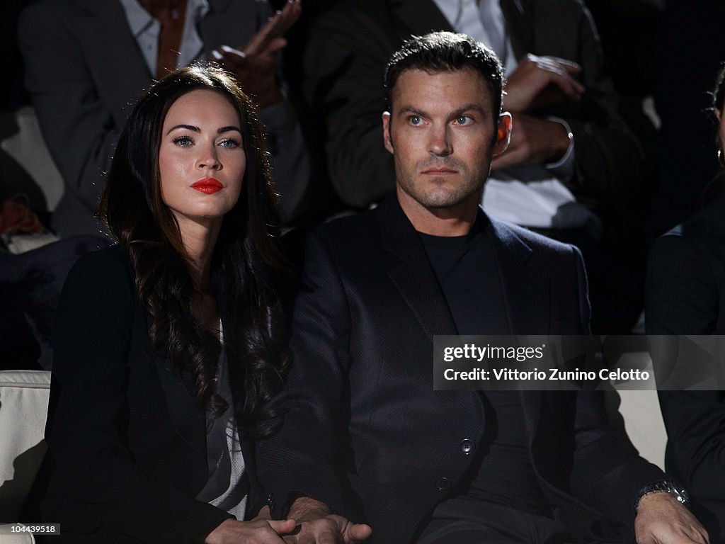 Emporio Armani - Front Row: Milan Fashion Week Womenswear S/S 2011