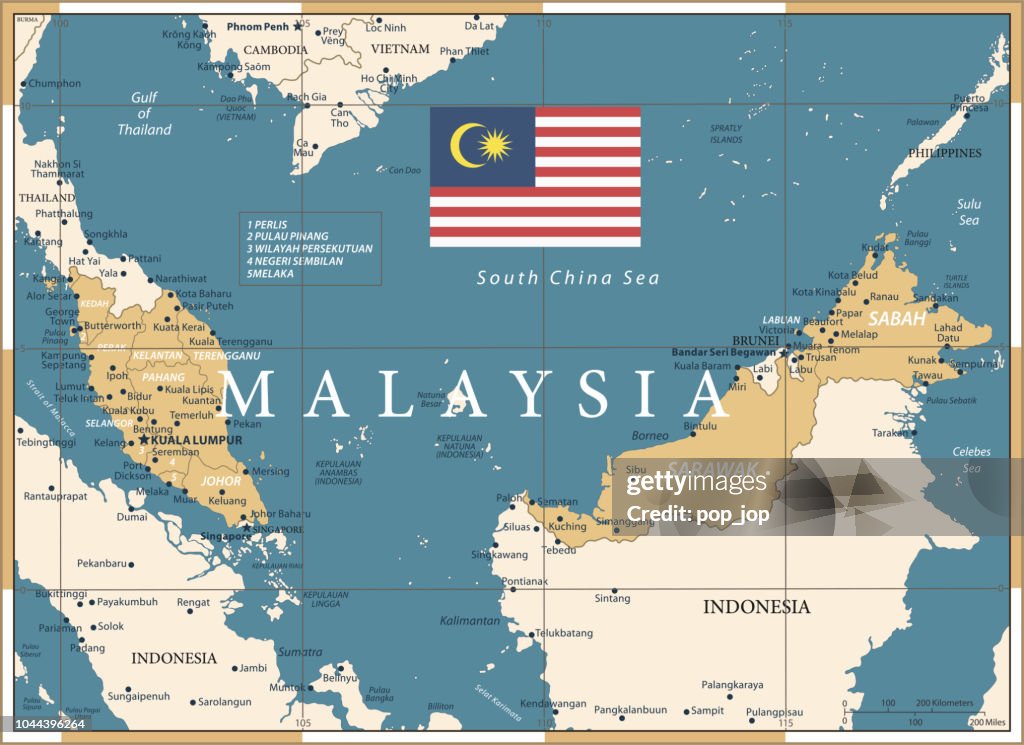 22 - Malaysia - Vintage Golden Dark 10