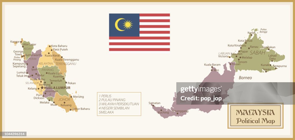 36 -Malaysia - Vintage Isolated q10