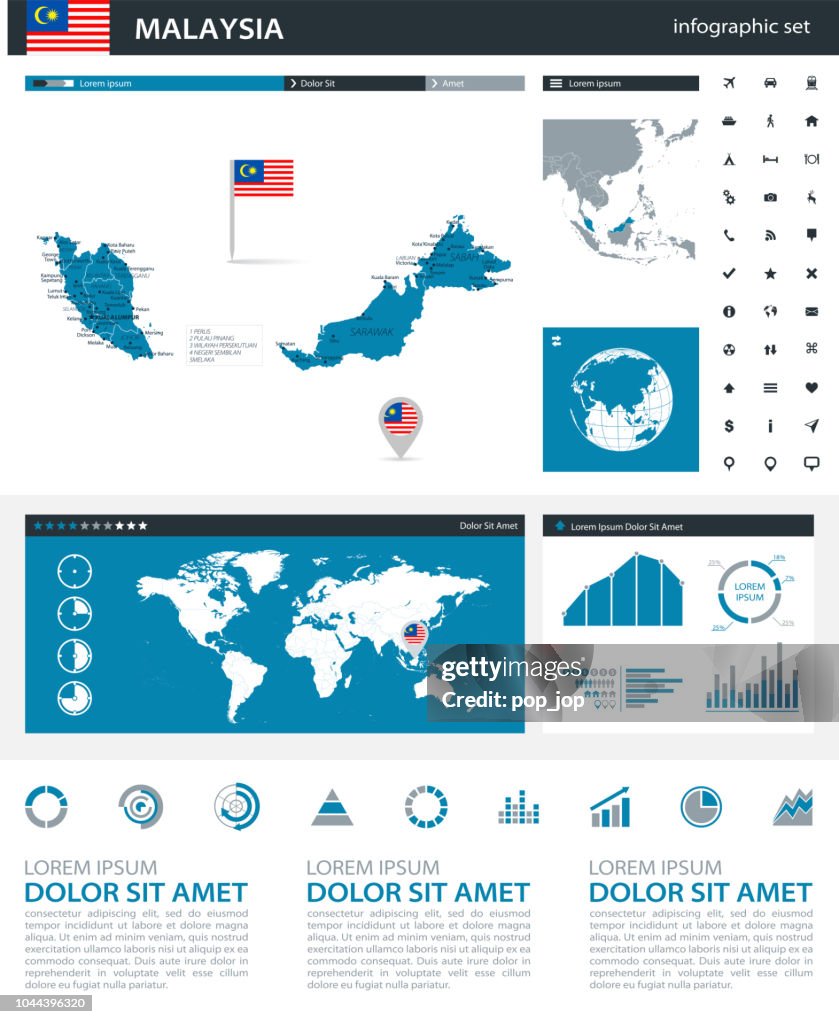 34 - Malaysia - Blue Gray Infographic q10