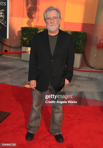 Director Tobe Hooper arrives at the 'Halloween Horror Nights' Eyegore Awards at Universal Studios on September 24, 2010 in Universal City, California.