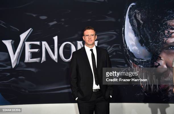 Ruben Fleischer attends the Premiere Of Columbia Pictures' "Venom" at Regency Village Theatre on October 1, 2018 in Westwood, California.