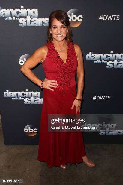 Mary Lou Retton poses at "Dancing with the Stars" Season 27 at CBS Televison City on October 1, 2018 in Los Angeles, California.