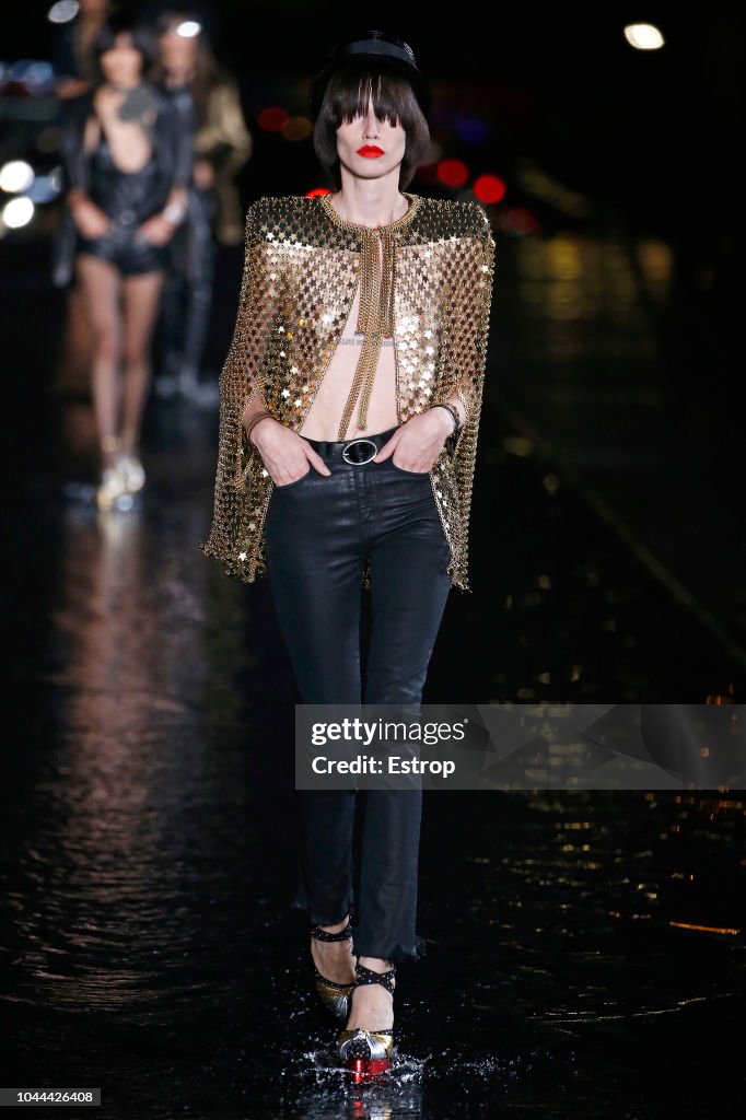 Saint Laurent : Runway - Paris Fashion Week Womenswear Spring/Summer 2019