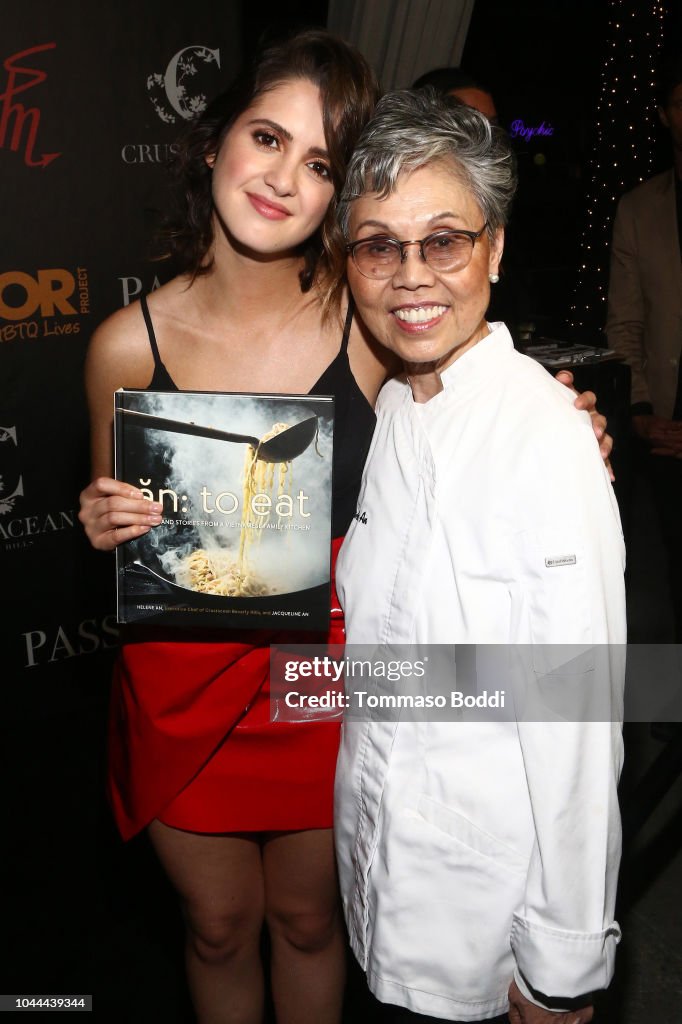 Laura Marano and Helene An attend the Crustacean Beverly Hills Hosts