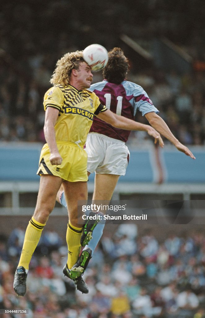 Aston Villa v Coventry City League Division One 1990