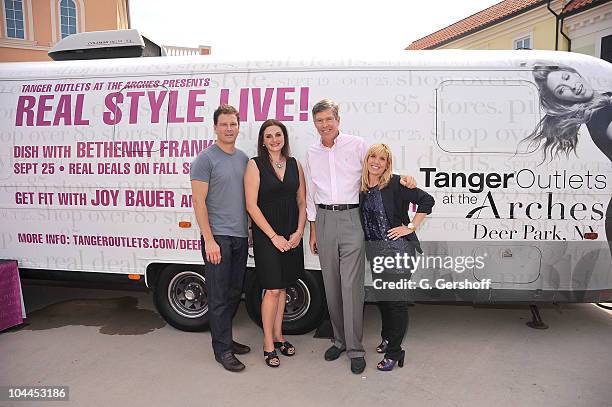 Developer David Blumenfeld, radio personality Heather Walters, developer Steve Tanger, and fashion expert/author Charla Krupp at the Real Style Live...