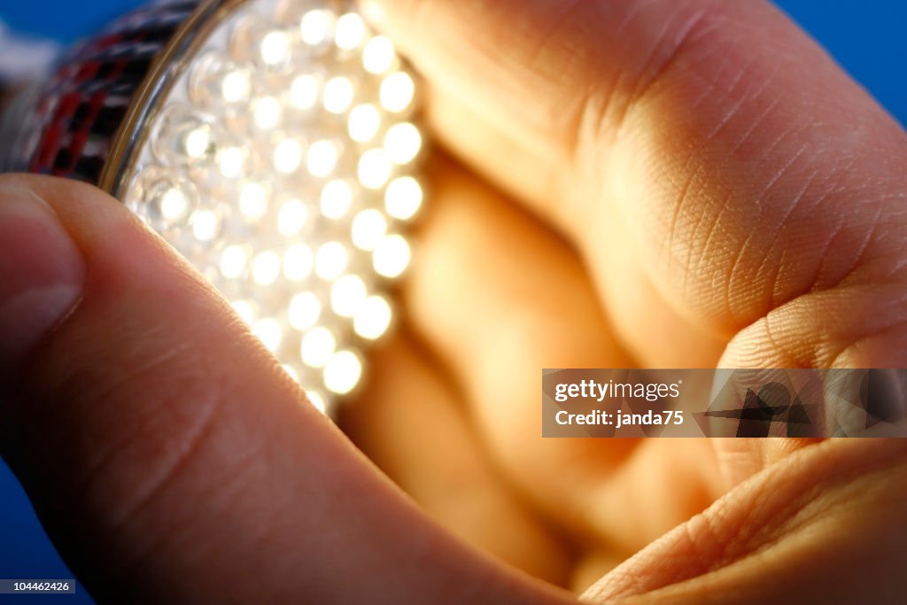 Led Light in hand