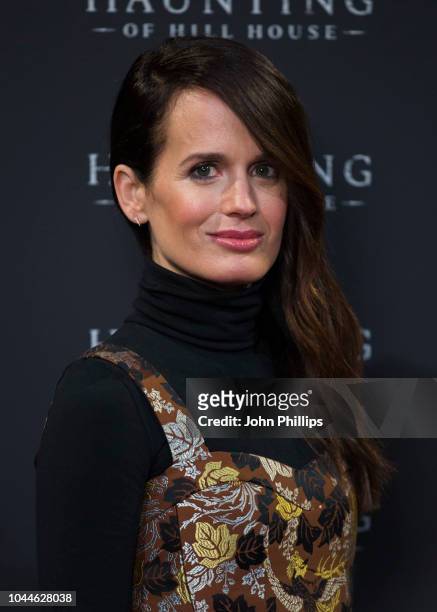 Elizabeth Reaser attends a special screening of Netflix's "The Haunting of Hill House" at The Welsh Chapel on October 2, 2018 in London, England.