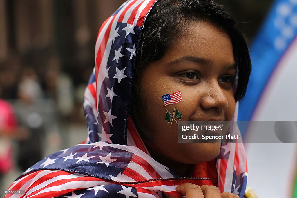 American Muslim Day Parade Winds Through New York City
