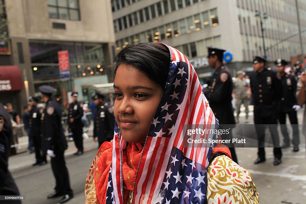 American Muslim Day Parade Winds Through New York City