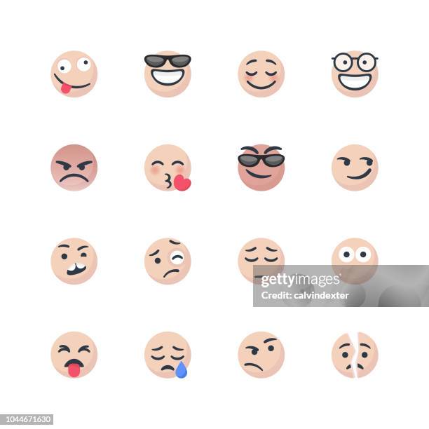 cute emoticons set - bruise stock illustrations