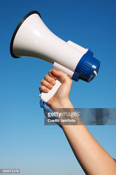megaphone - megaphone stock pictures, royalty-free photos & images