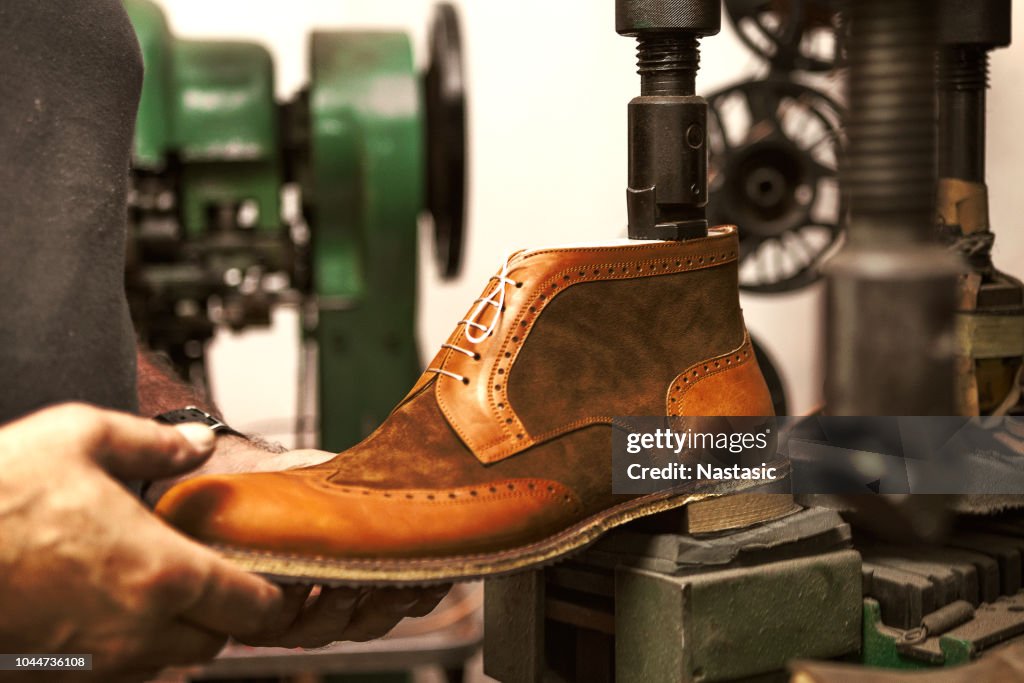 Making luxury shoes