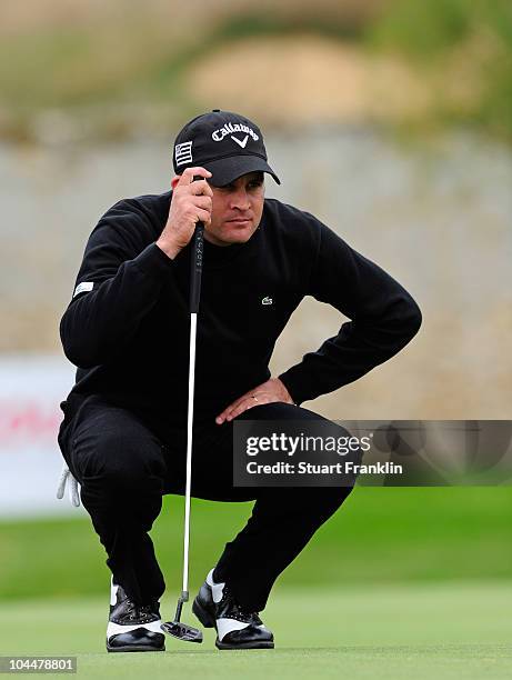 Francois Delamontagne of France during the final round of the Vivendi cup at Golf de Joyenval on September 26, 2010 in Chambourcy, near Paris, France.