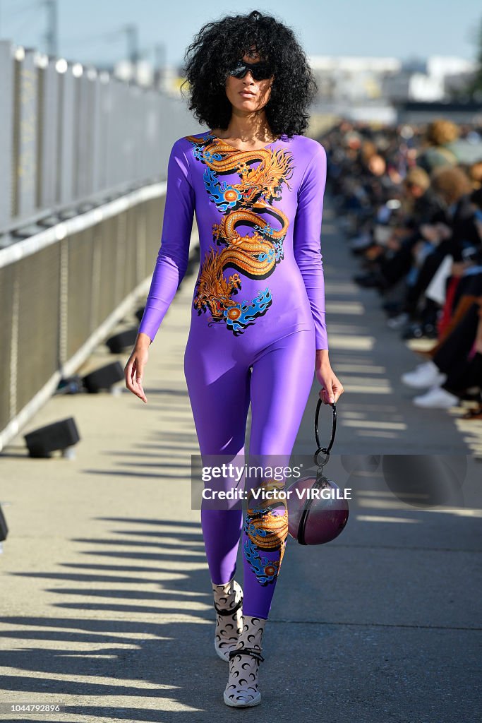 Marine Serre : Runway - Paris Fashion Week Womenswear Spring/Summer 2019