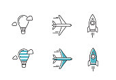 vector outline icons