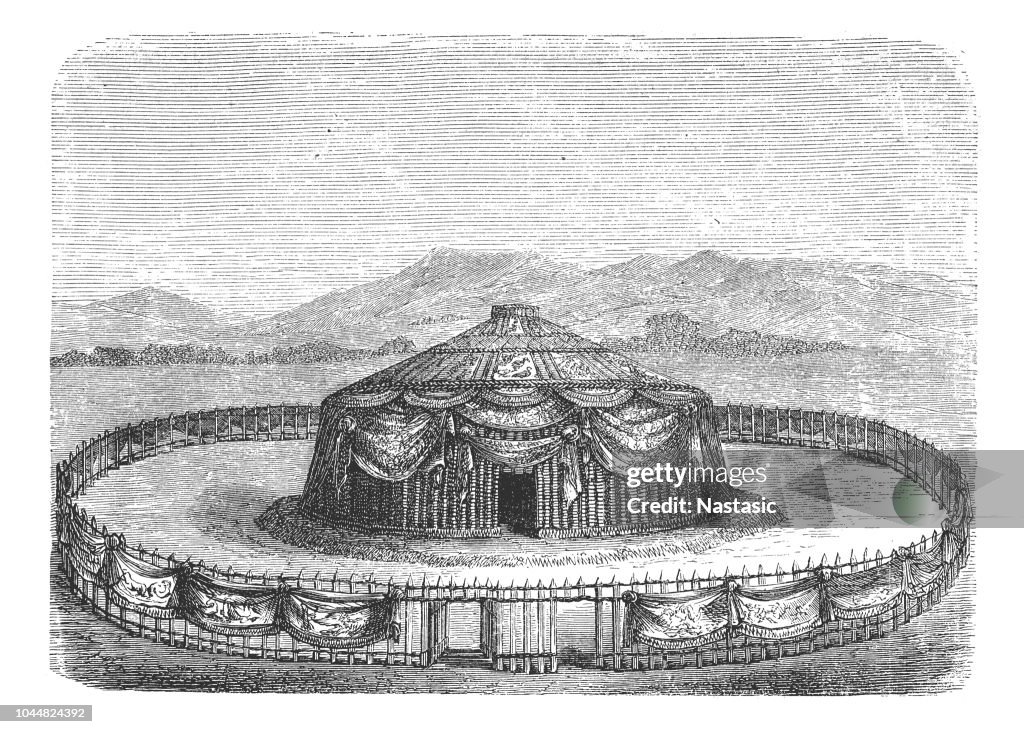 Mongolian yurt - Genghis Khan