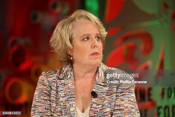 Robbie Kaplan speaks onstage at the Fortune Most Powerful Women Summit 2018 at Ritz Carlton Hotel on October 2, 2018 in Laguna Niguel, California.