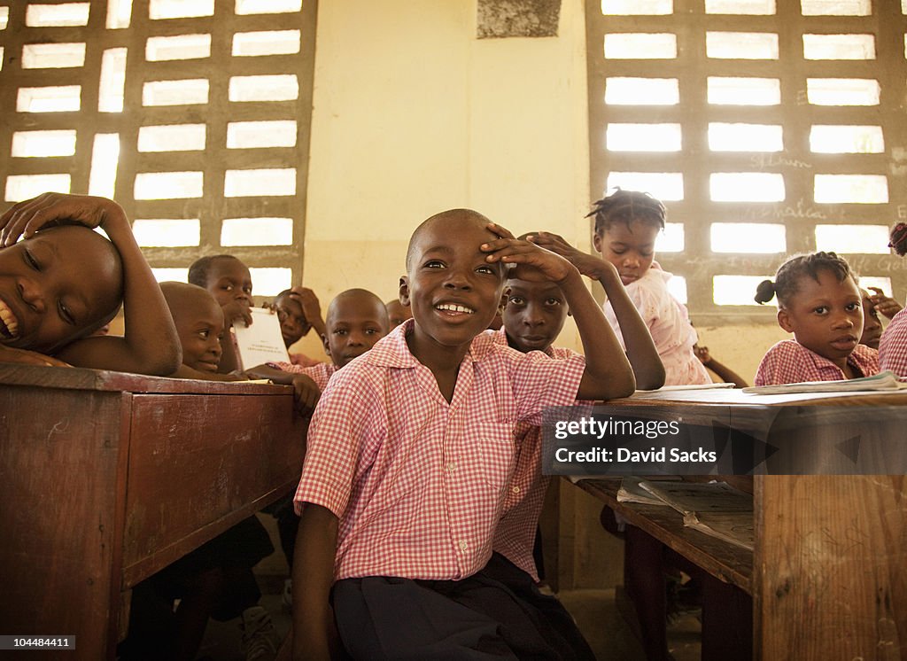 Children in classroom 