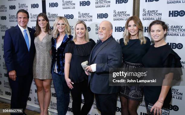 Governor of New York State Andrew Cuomo, Mariah Kennedy Cuomo, Sandra Lee, Billy Joel, Alexis Joel, Cara Kenndedy Cuomo and guest attend "RX: Early...