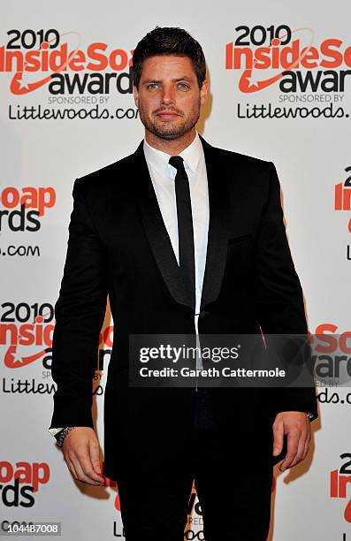 Actor Keith Duffy attends the Inside Soap Awards 2010 at Shaka Zulu on September 27, 2010 in London, England.