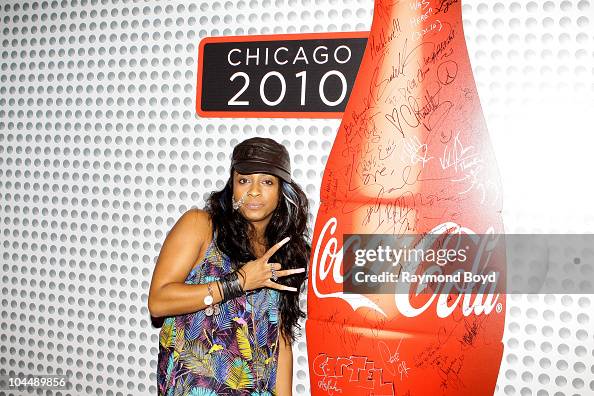 Singer Shanna Shells Singer Shanell poses for photos during a visit to the WGCI-FM... News ...