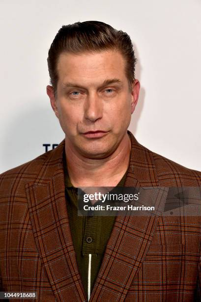 Stephen Baldwin attends the Premiere Of Vision Films' "Living In The Future's Past" at Ahrya Fine Arts Theater on October 2, 2018 in Beverly Hills,...