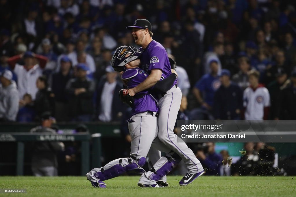 Wild Card Game - Colorado Rockies v Chicago Cubs