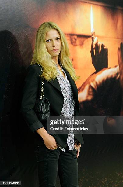 Maria San Juan attends the premiere of 'Enterrado' at the Palafox Cinema on September 27, 2010 in Madrid, Spain.