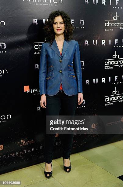Lydia San Jose attends the premiere of 'Enterrado' at the Palafox Cinema on September 27, 2010 in Madrid, Spain.