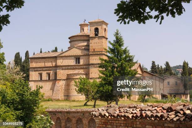 church of san bernardino and mausoleum of the dukes - san bernardino stock pictures, royalty-free photos & images