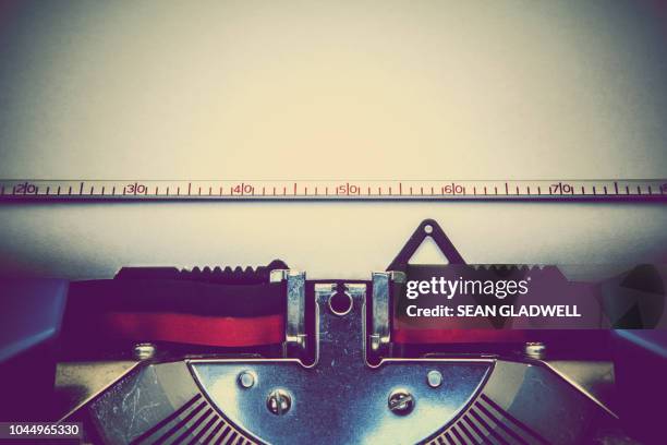 typewriter close-up - fairy tale font stock pictures, royalty-free photos & images