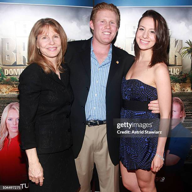 Donna Hanover, Andrew Giuliani and olympic figure skater Sarah Hughes attend the Golf Channel's "Big Break Dominican Republic" screening at Le Cirque...