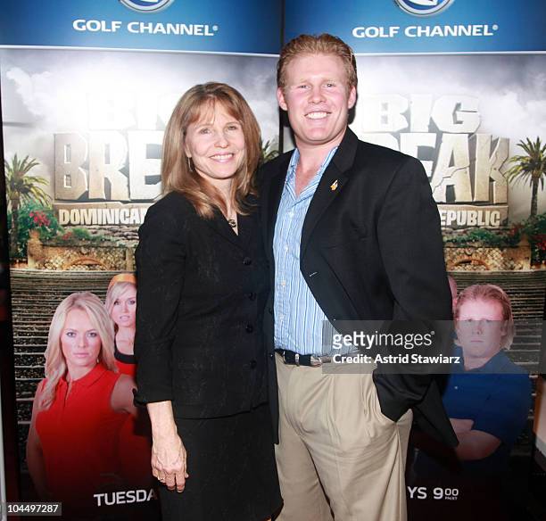 Donna Hanover and Andrew Giuliani attend the Golf Channel's "Big Break Dominican Republic" screening at Le Cirque on September 27, 2010 in New York...