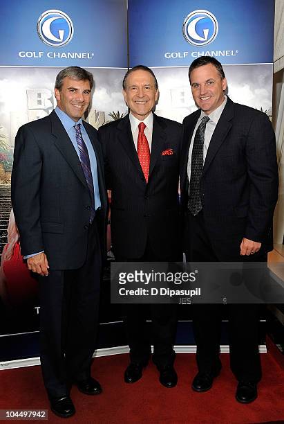 Executive director of the Golf Channel Original Productions Jay Kossoff, President & CEO of Premier Resorts & Hotels Claudio Silvestri, and Senior...