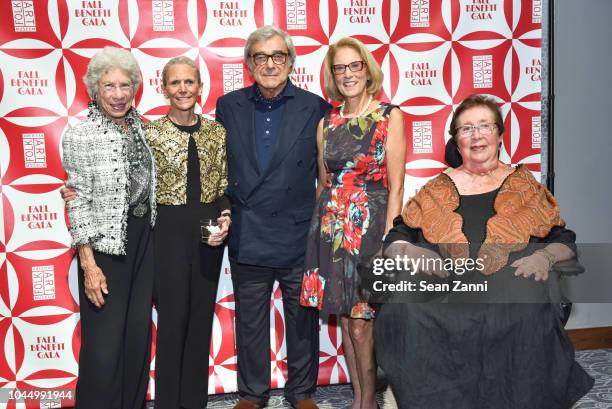 Lucy Danziger, Nancy Druckman, Jerry Lauren, Barbara Gordon and Diane Siegmund attend the American Folk Art Museum Fall Benefit Gala 2018 at The...