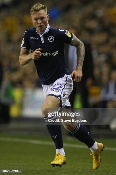 Aiden O'Brien of Millwall during the Carabao Cup Third Round match between Millwall and Fulham at The Den on September 25, 2018 in London, England.