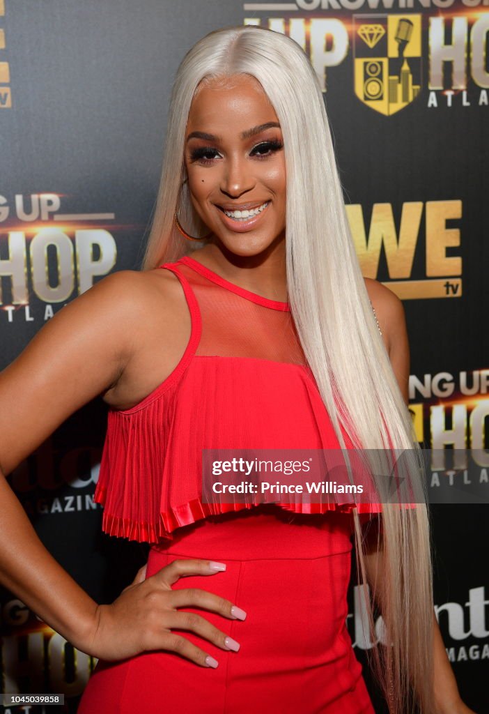 Kiyomi Leslie attends Growing up Hip Hop New season celebration at