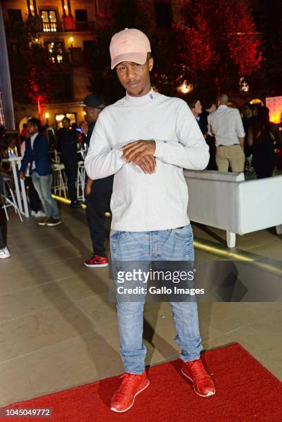 Emtee during the exclusive launch of AKA Beam World App powered by Vodacom at the Pivot, Montecasino on Johannesburg, South Africa. AKA officially...