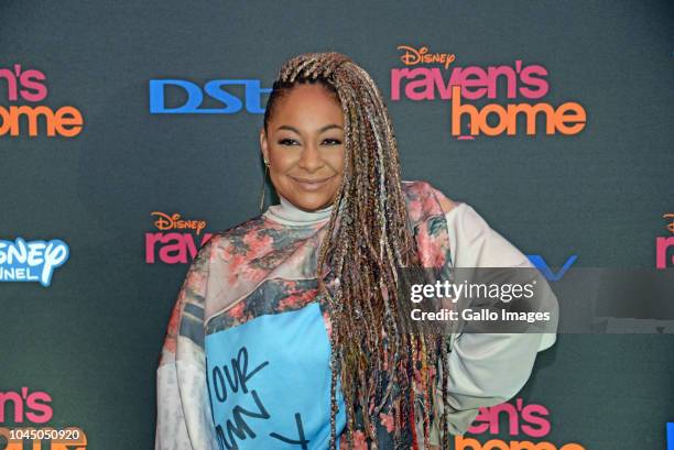 American actress Raven Symone during the special screening of Raven's Home Season 2 at Montecasino on October 02, 2018 in Johannesburg, South Africa....