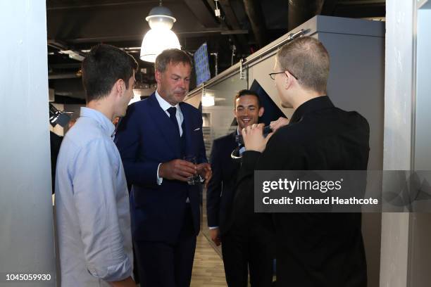 British entrepreneur and businessman, Peter Jones speaks to students as he visits the Centre of Entrepreneurship, University of Dundee prior to the...