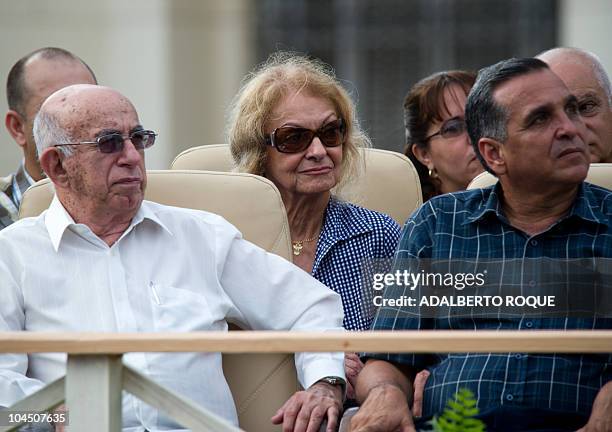 Dalia Soto del Valle , wife of former Cuban President Fidel Castro, participates, September 28, 2010 in Havana, in a meeting for the 50th Anniversary...