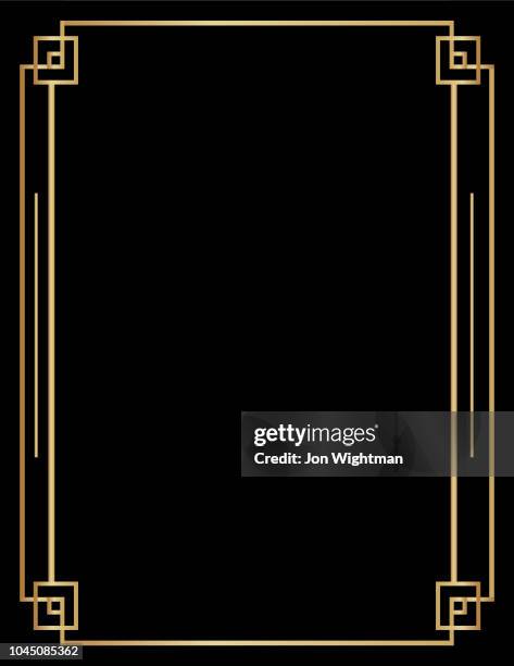 ilustraciones, imágenes clip art, dibujos animados e iconos de stock de antecedentes art deco - gatsby card