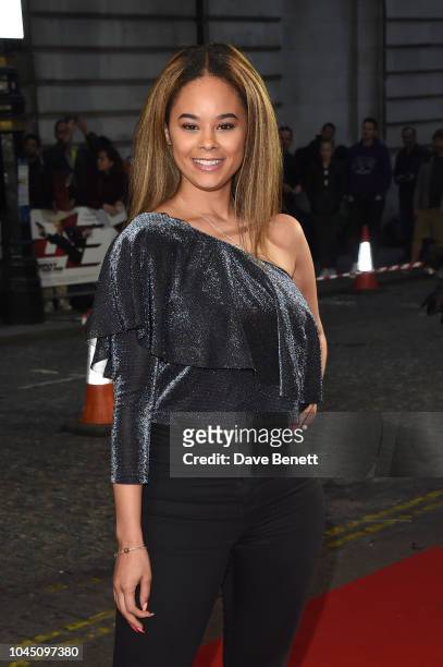 Kiera-Nicole Brennan attends a special screening of "Johnny English Strikes Again" at The Curzon Mayfair on October 3, 2018 in London, England.