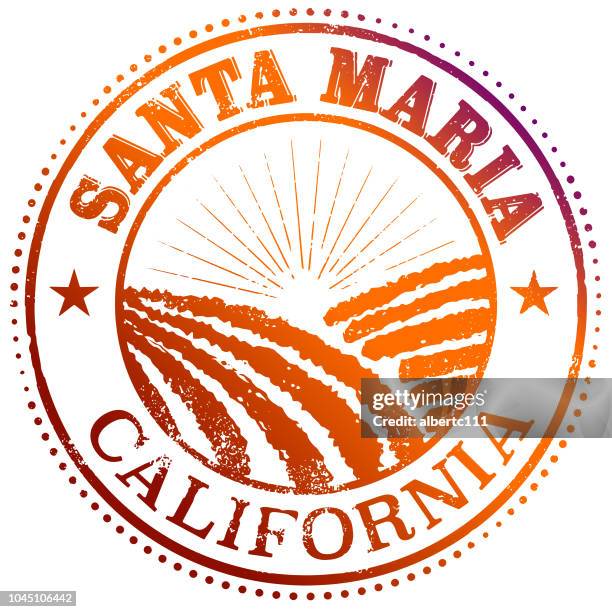 Santa Maria California Stempel, Stockfoto
