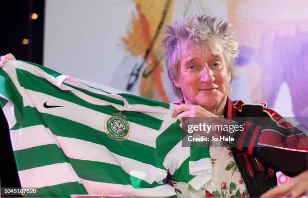 Rod Stewart Album Signing At HMV at HMV Oxford Street on October 3, 2018 in London, England.